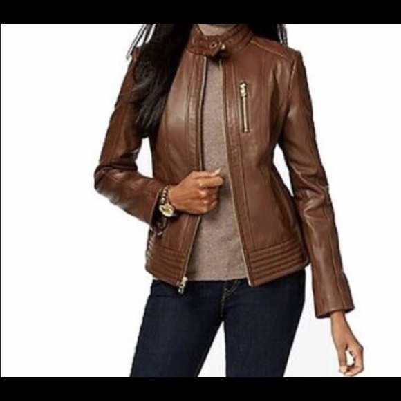 Michael Kors Jackets & Blazers - NWT Michael Kors Genuine Leather Jacket